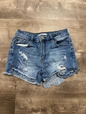 Kancan High Waist Jean Shorts Size 7/27